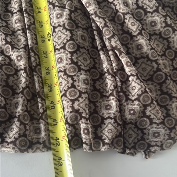 Micheal Kors Brown & Cream Patterned Dress - Picture 10 of 10